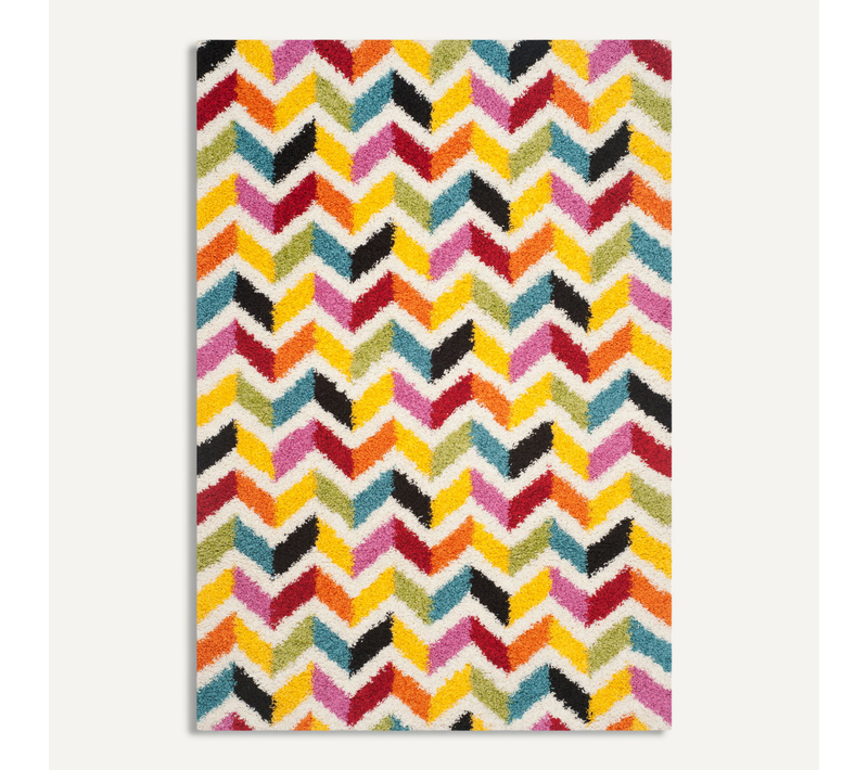 Tapis Enfants Shag 183 X 274 Cm Shag Esther Beige