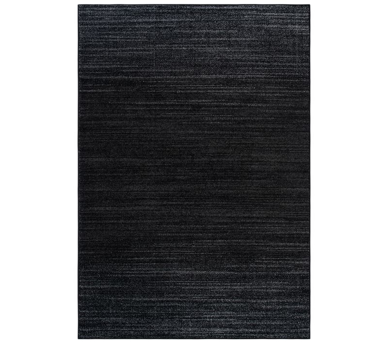 Tapis Adirondack 122 X 183 Cm Moderne Atlas Noir/ivoire