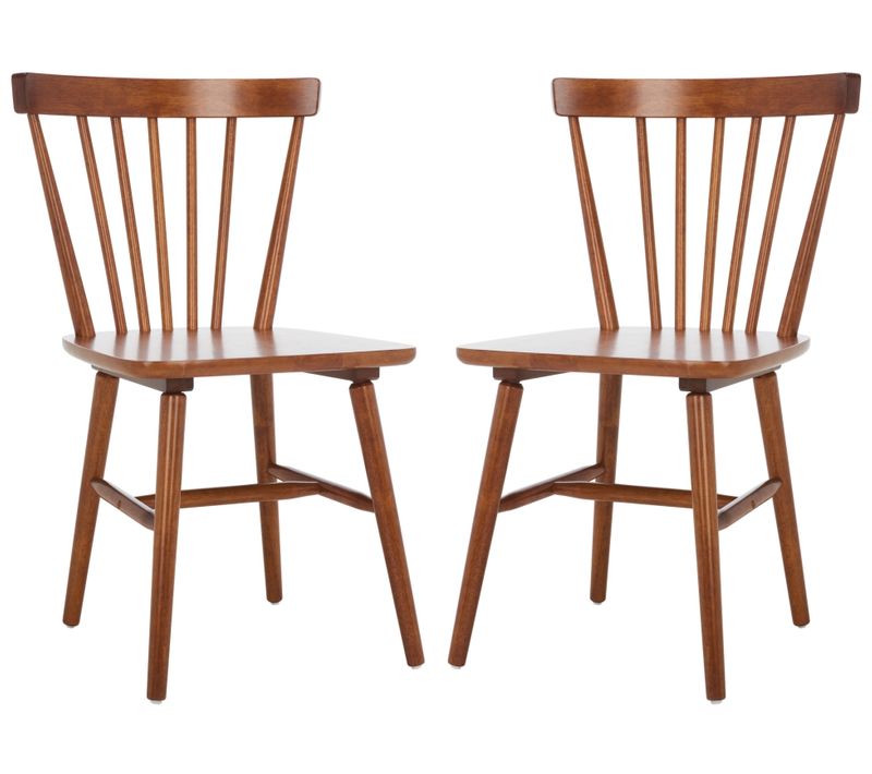 Chaises De Salle à Manger Winona Lot De 2 Noir Bois D'hevea