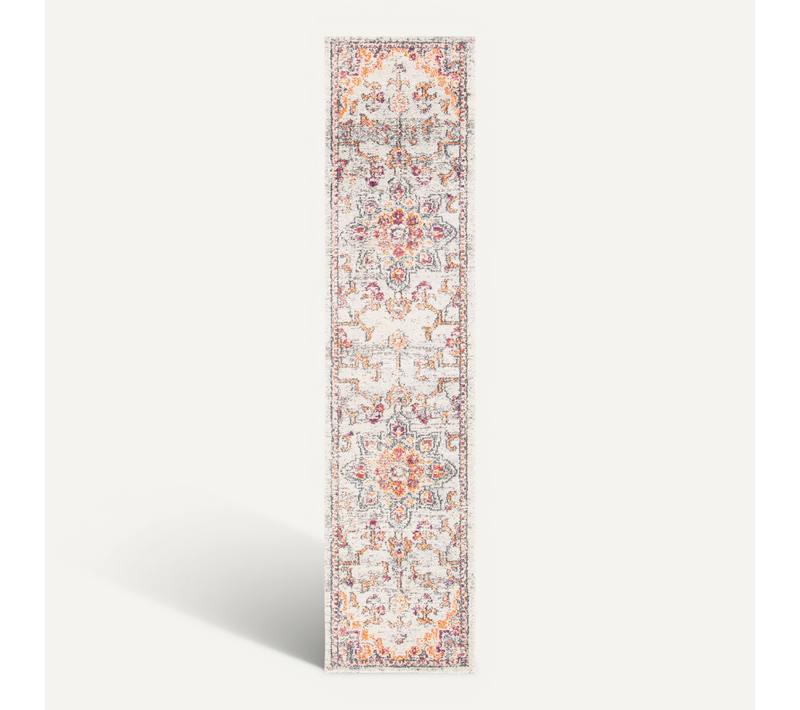 Tapis Madison 66 X 183 Cm Bohème Malaya Beige / Orange