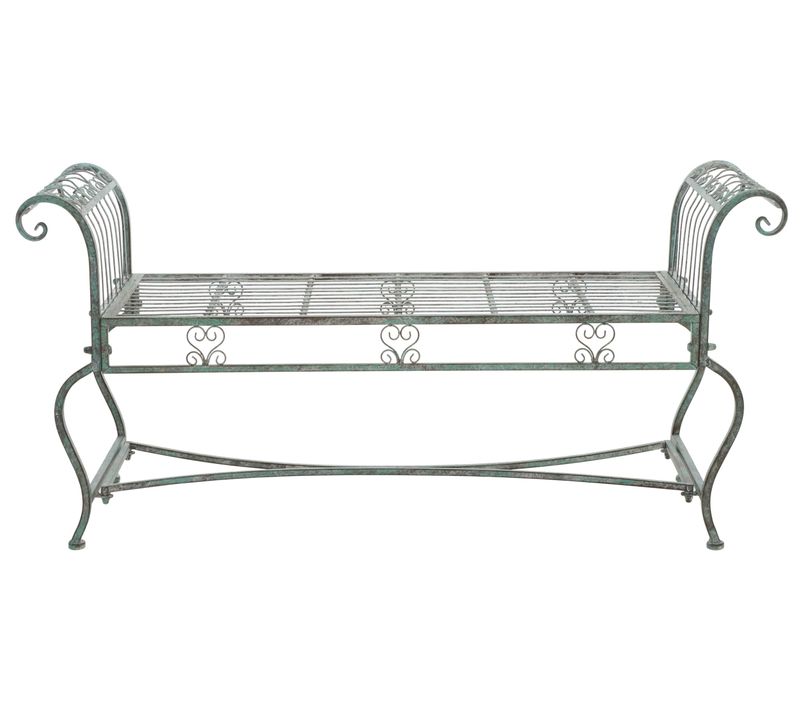 Banc Extérieur Odetta Vert Le Fer 132 X 41.5 X 64.75