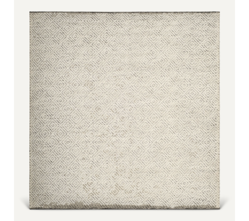 Tapis Natura 122 X 122 Cm Contemporain Ellison Ivoire / Gris Clair