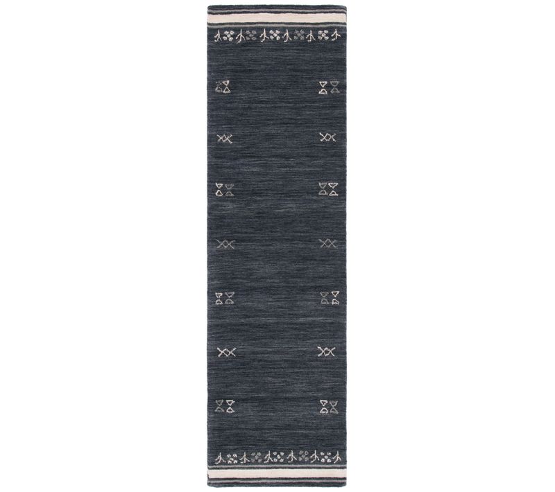 Tapis Himalaya 69 X 183 Cm Contemporain Ezra Fusain