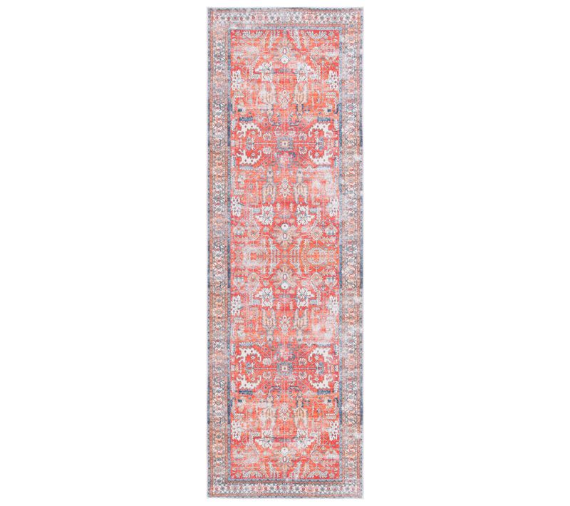 Tapis Arizona 76 X 244 Cm Traditionnel Addilyn Rust / Aqua