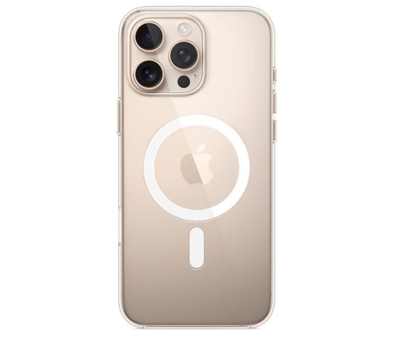 Apple iPhone 16 Pro Max - Coque Transparente Avec Magsafe