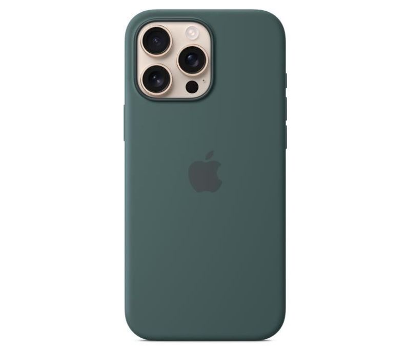 Apple iPhone 16 Pro Max - Coque En Silicone Avec Magsafe - Lake Green