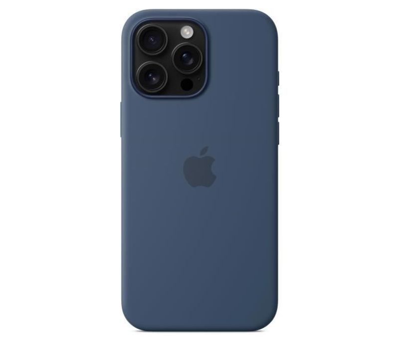 Apple iPhone 16 Pro Max - Coque En Silicone Avec Magsafe - Denim