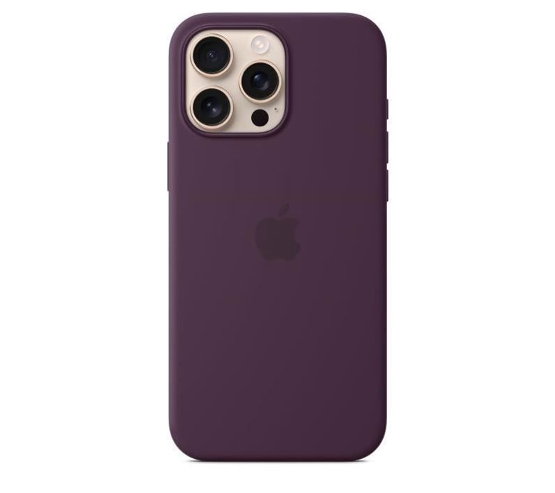 Apple iPhone 16 Pro Max - Coque En Silicone Avec Magsafe - Plum