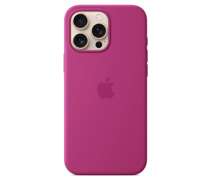 Apple iPhone 16 Pro Max- Coque En Silicone Avec Magsafe - Fuchsia