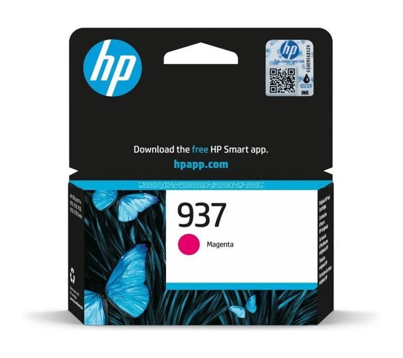 937 Cartouche D'encre Magenta Authentique (4s6w3ne) Pour Officejet Pro 9110/9120/9130/9720/9730