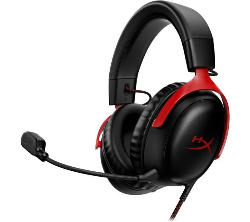 Casque Gamer Filaire - Hyperx Cloud Iii - Pour PC Et Console - Noir/rouge