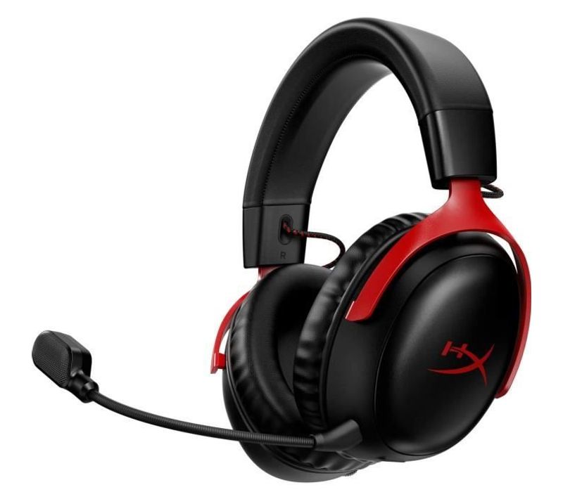 Casque Gamer Sans Fil - Hyperx Cloud Iii - Pour PC Et Console - Noir/rouge