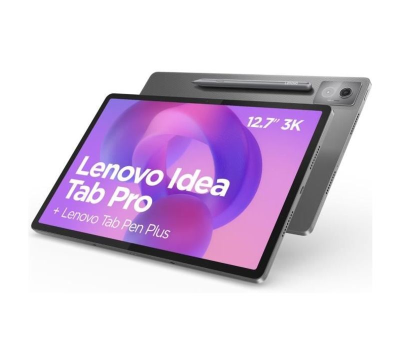 Tablette Tactile  Idea Tab Pro - 12,7 3k Ltps - 8 Go Ram - Stockage 128 Go - Gris + Stylet