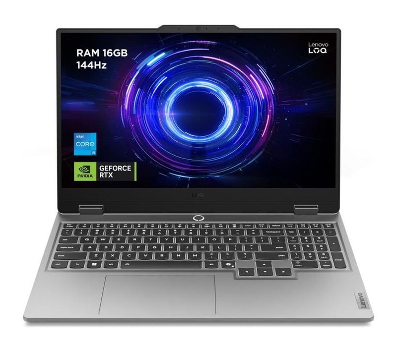 PC Portable Gamer  Loq 15irx10 - Sans Windows - 15'' Fhd 144hz - Core I5-13450hx - Rtx 5060 100w - 1