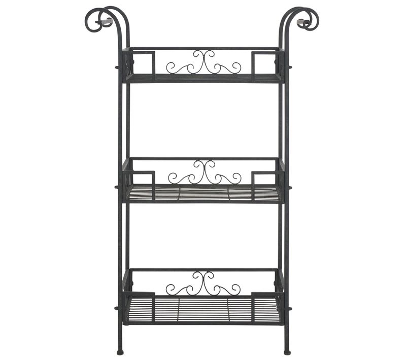 Etagere Noreen Noir Le Fer 15 X 35 X 120 Cm