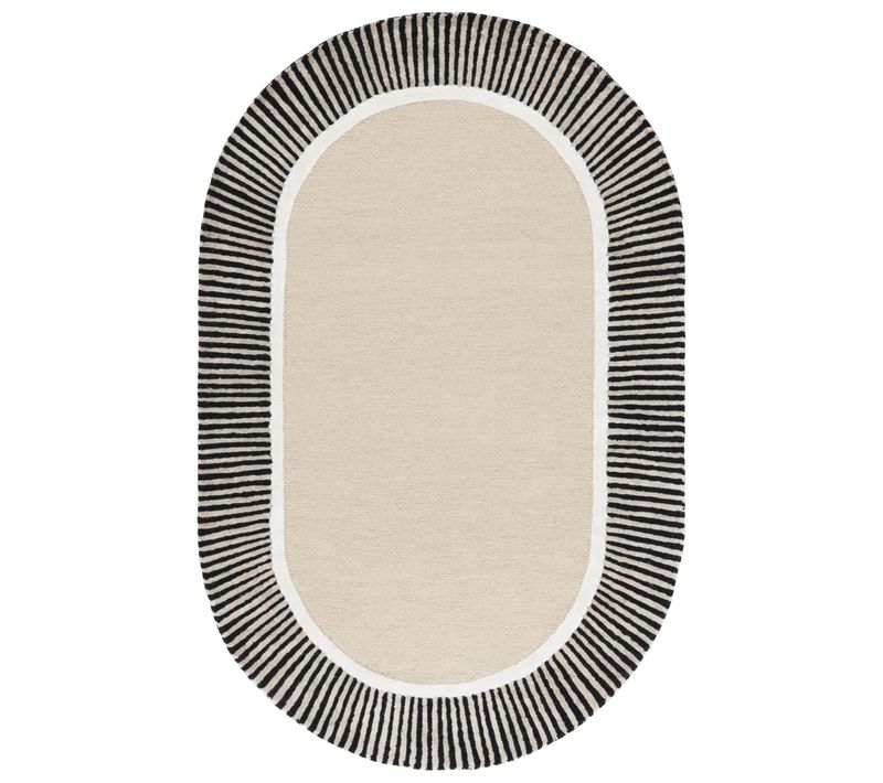 Tapis Fifth Avenue 183 X 274 Cm Moderne Darya Beige / Noir