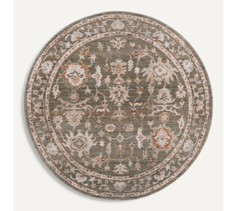 Tapis Hazel 183 X 183 Cm Oriental Lucian Vert / Ivoire