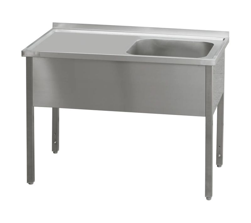 Table De Lavage 100x60x90 - 1x évier 50x40x30 égouttoir Gauche Msjol 6010 -