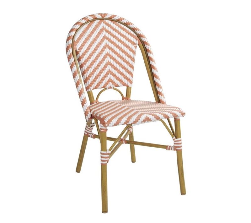 Chaise Style Parisien En Rotin - Lot De 2 -