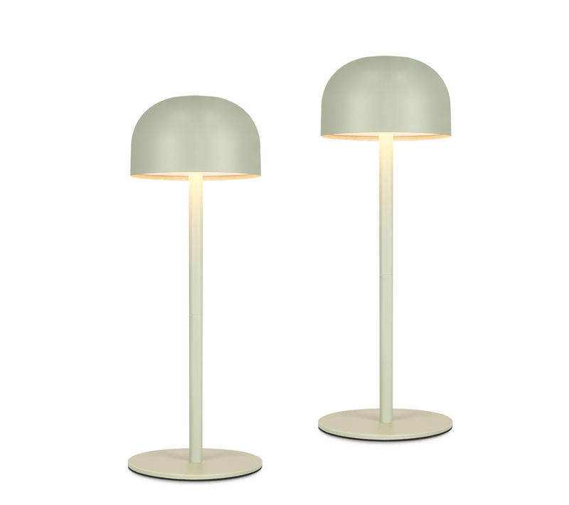 Lampe de Chevet Tactile Lot De 2 Sans Fil Lampe Intensité Variable Avec 3 Températuresverte