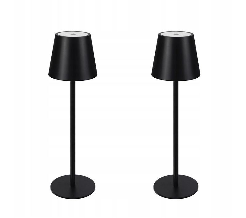 Lampe De Table LED Sans Fil  Lampe De Chevet Tactile à Intensité Variable Ip54