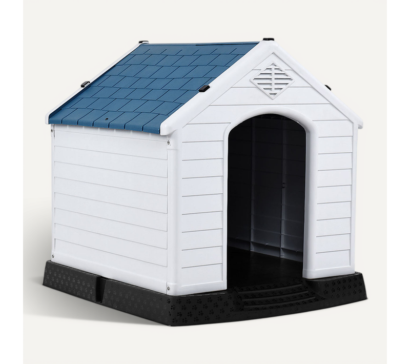 Niche Pour Chien En Polypropylène Imperméable Avec Bouche D’aération Et Plancher Surélever