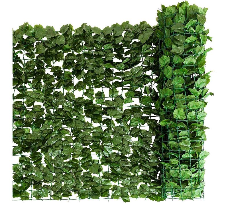Haie Artificielle, Brise-vue 150 X 300 Cm Anti-uv, Grillage Vegetal Artificiel Feuillage Réaliste Pe