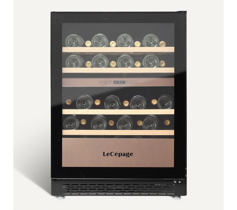 Cave à Vin De Service Encastrable Lecépage Agj44vn2zbu 44 Bouteilles 2 Zones