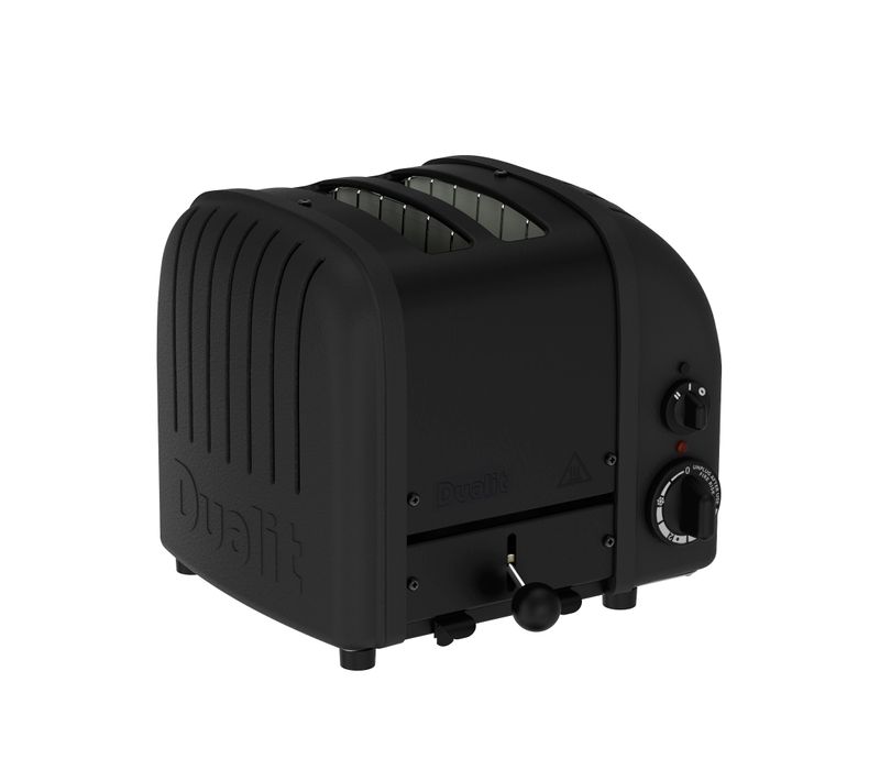 Grille-pain 2 Fentes 1200w Full Noir Mat - 27396