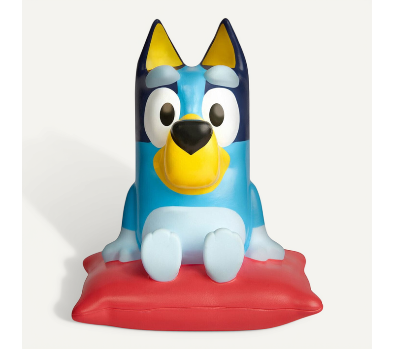 Veilleuse Et Lampe Torche Bluey - Bluey Assise Sur Un Coussin - 12 Cm