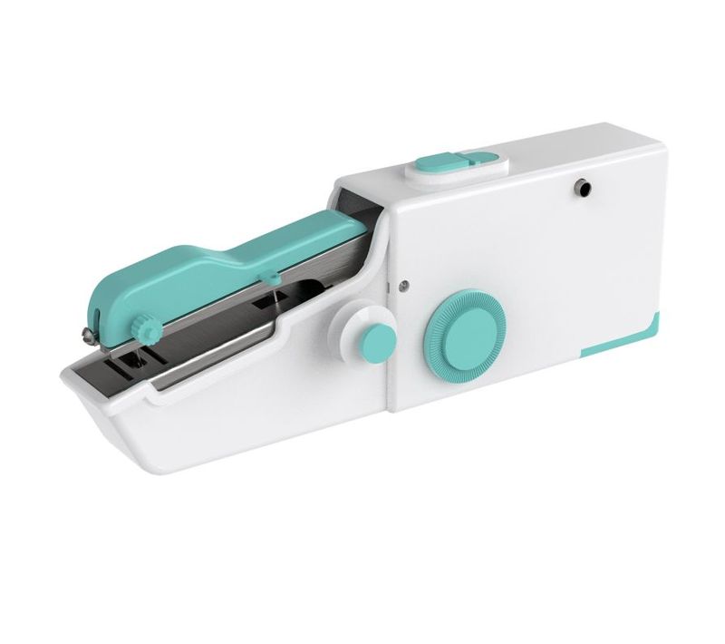 Mini Machine à Coudre Portatif Bleu Cc9073-blu