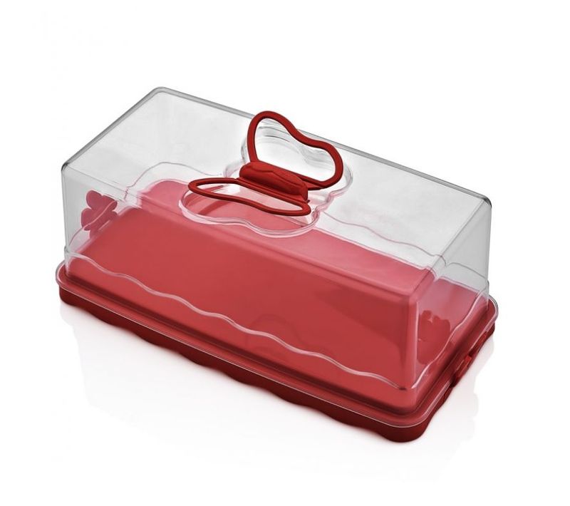 Boite à Gateaux/tarte Rouge Herzberg Hgl575-red