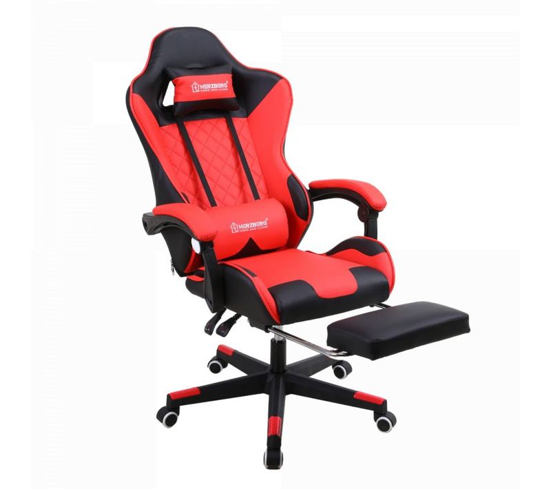 Chaise De Bureau Et Gaming Rouge Hg8081-red