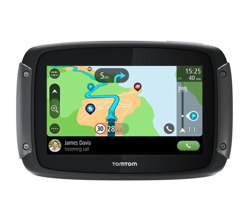Gps Moto Rider 4,3" Étanche Ipx7 - 16 Go, Wi‑fi/bluetooth, Écran Tactile
