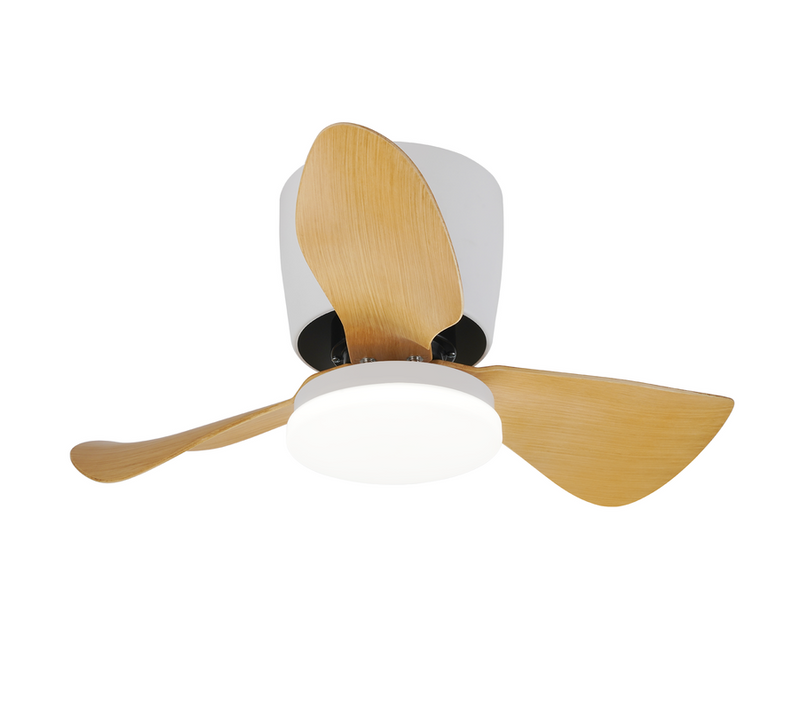 Ventilateur De Plafond Avec Éclairage Et Télécommande 23w LED Dimmable Silencieux 70 Cm 6 Vitesses