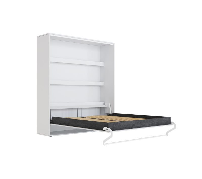 Lit Armoire 180x200cm Lit Escamotable M3 Lit Mural Blanc