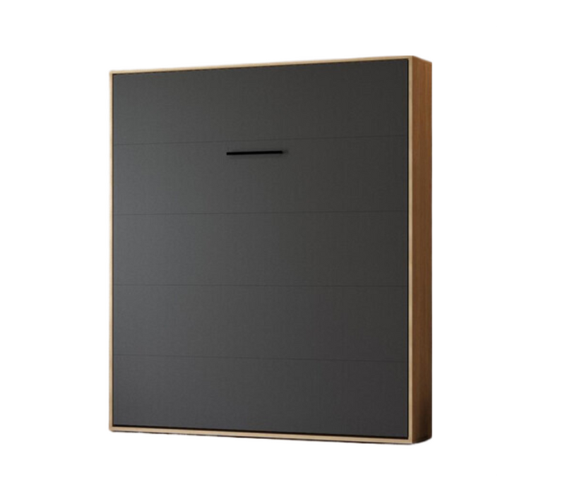 Lit Escamotable 160x200cm Vertikal M1 Lit Mural Chene Kaiserberg-antrachite
