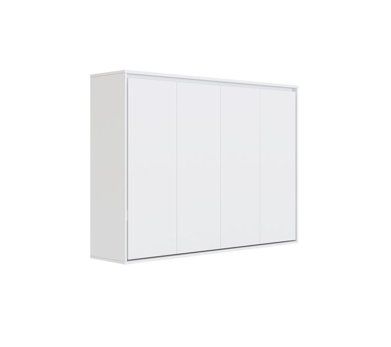 Lit Escamotable 160x200cm Horizontal M2 Lit Mural Blanc