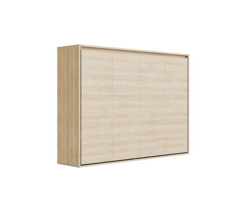 Lit Escamotable 160x200cm Horizontal M2 Lit Mural Chene Kaiser