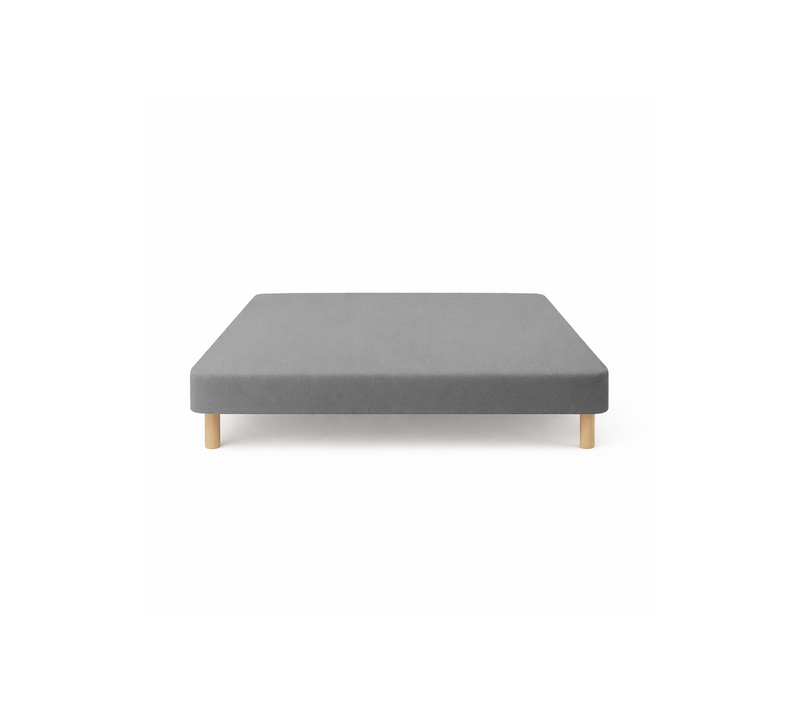 Sommier Tapissier Gris 140x190 Fabrication Française Artisanale