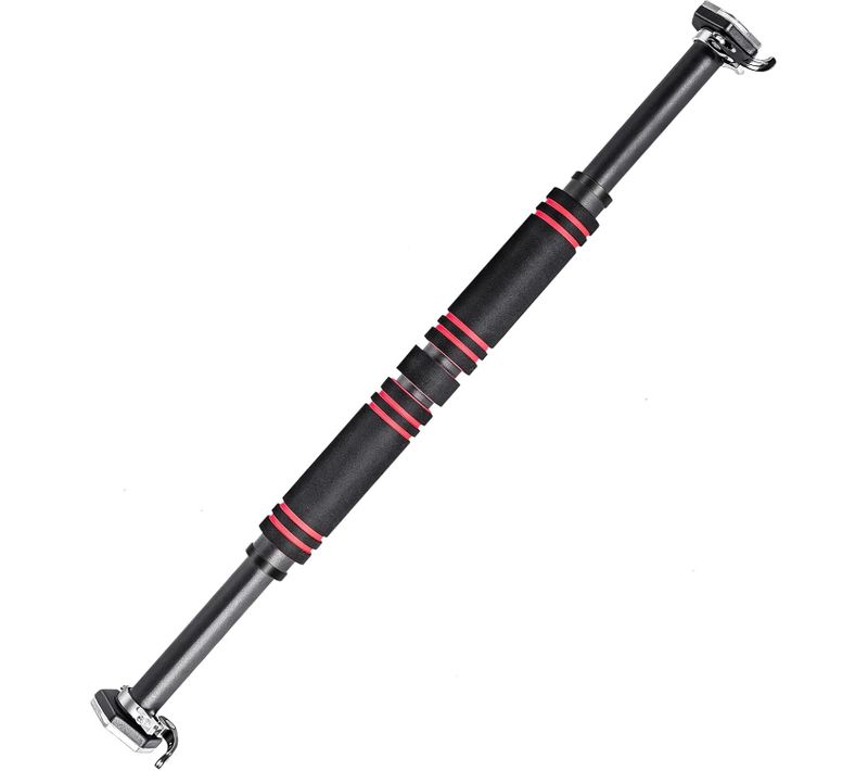 Barre De Traction Pour Porte Largeur Réglable De 65 à 100 Cm Installation Noir