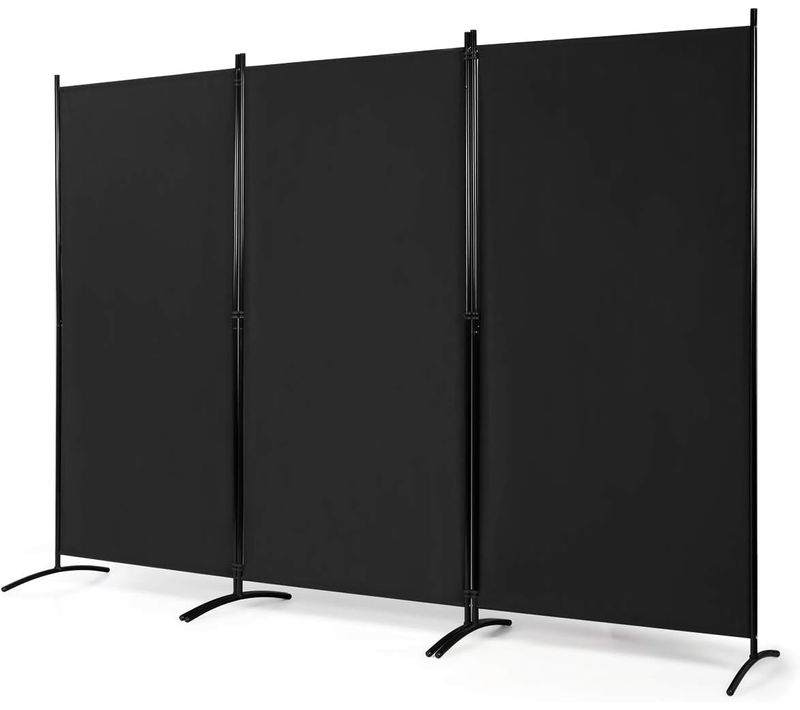 Paravent Sur Pied 3 Panneaux Pliable,brise Vue，cloison De Séparation Pièce Protèger Privée