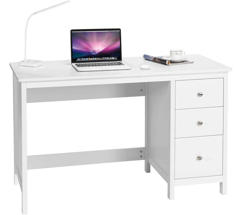 Bureau D'ordinateur, Table Informatique Polyvalent Robuste Et Spacieux