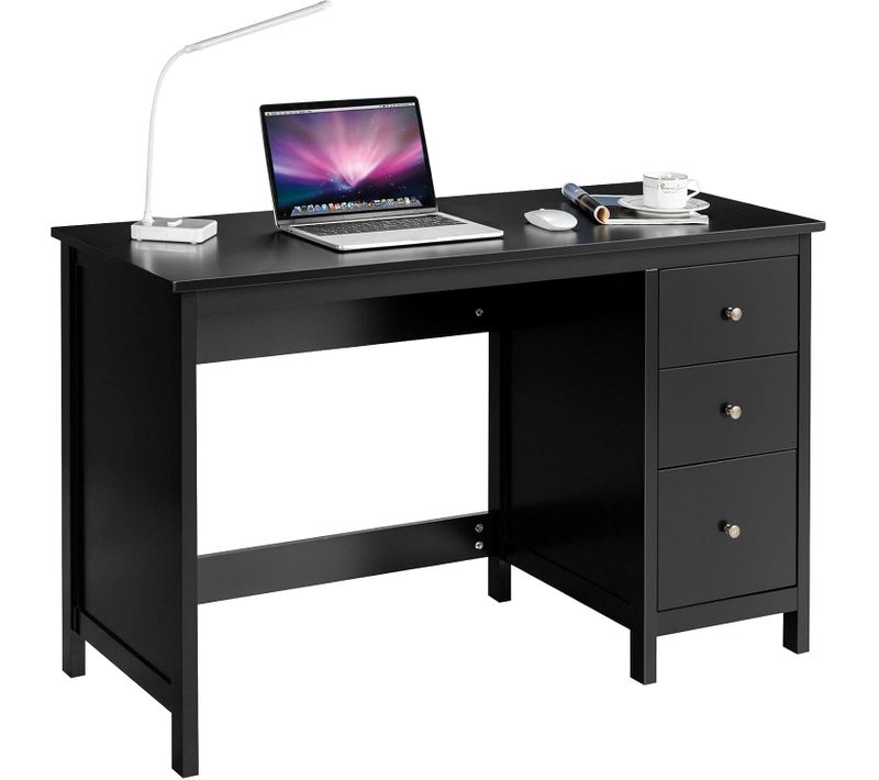 Bureau D'ordinateur, Table Informatique Polyvalent Robuste Et Spacieux