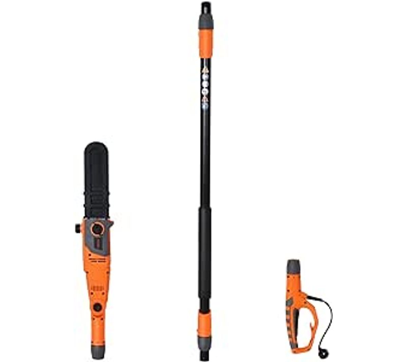 Elagueuse Sur Perche Télescopique 212-286 Cm 750w Tête Réglable Réservoir D'huile 60 Ml