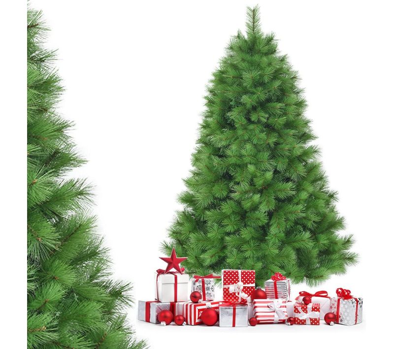 Arbre De Noël Artificiel 180 Cm Avec 586 Branches Et Support En Fer Sapin De Noël Artificiel