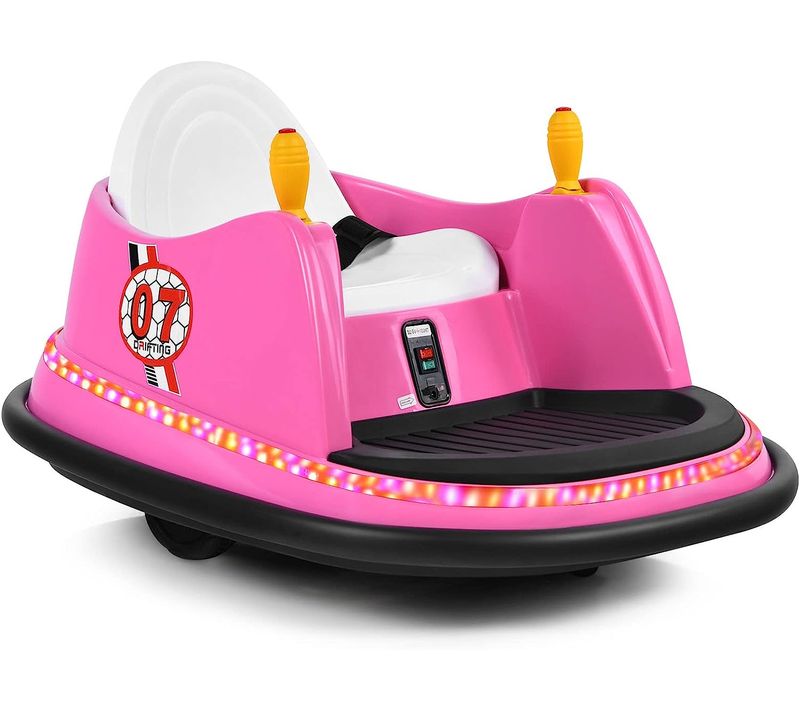 Voiture Auto Tamponneuse Électrique 6v Pour Enfants 2-5 Ans, Avec Télécommande, Effet Sonore