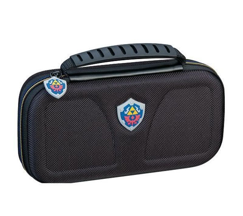 Pochette De Transport Deluxe Zelda Hyrule Shield Noir Pour Nintendo Switch Lite - 0663293111282