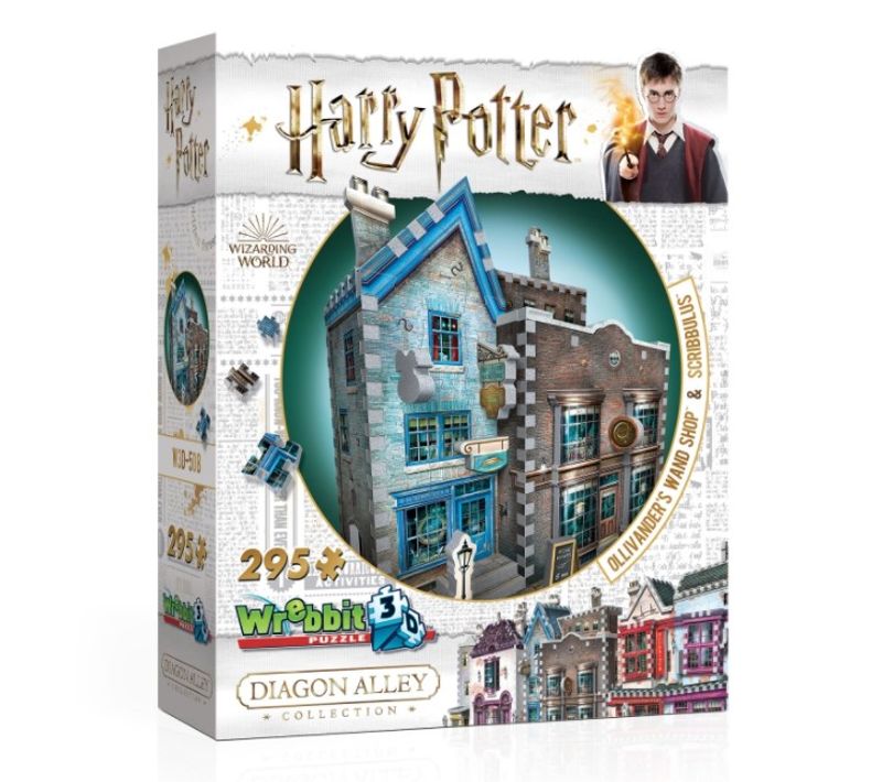 Puzzle 3d Hp Ollivander Baguettes Magiques Et Scribbulus 295 Pièces