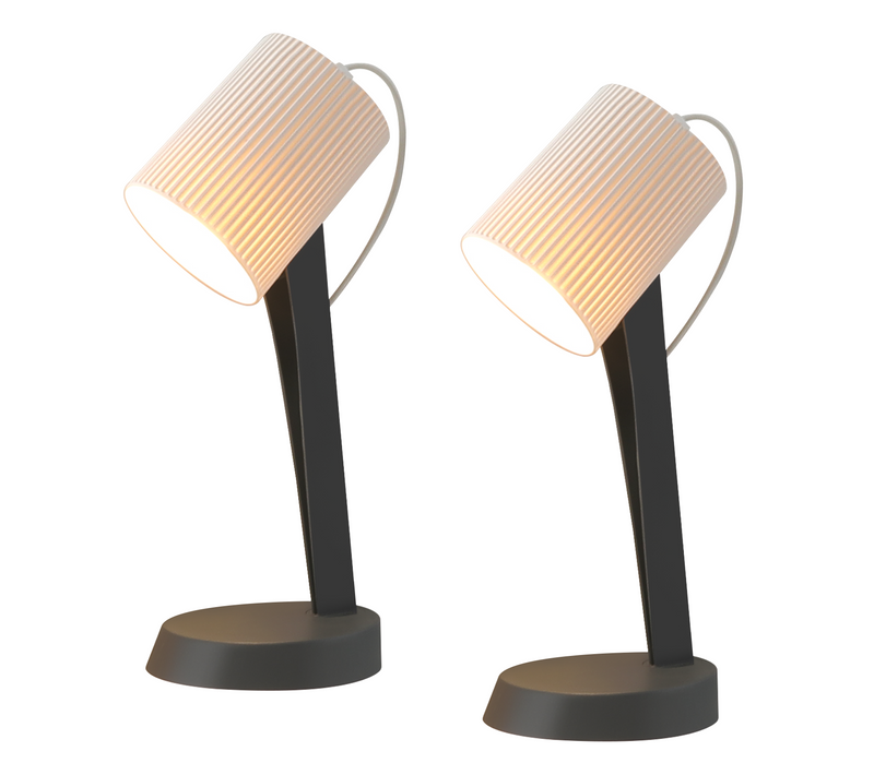 Lampe De Chevet, Lampe De Table De Salon Avec Câble - Lot De 2 Petites Lampes De Table E14 Modernes